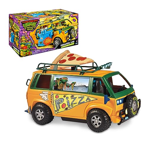 Giochi Preziosi, Ninja Turtles 2023 Chaos Mutant, Lieferwagen Pizzen der Ninja Turtles, kompatibel mit Allen Grundfiguren, für Jungen und Mädchen ab 4 Jahren von Giochi Preziosi