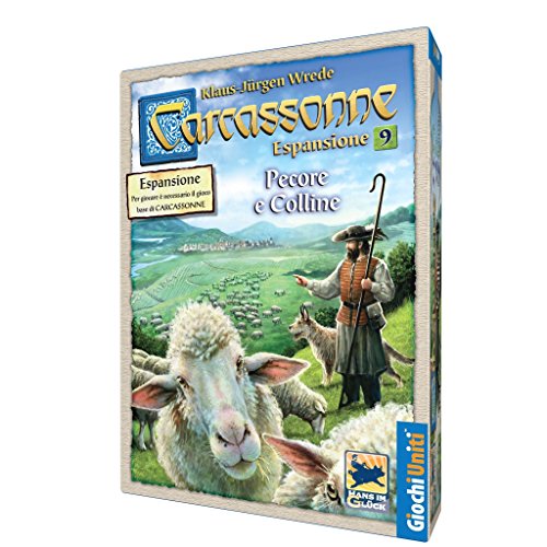 Giochi Uniti, Carcassonne, Spiel Mehrfarbig von Giochi Uniti