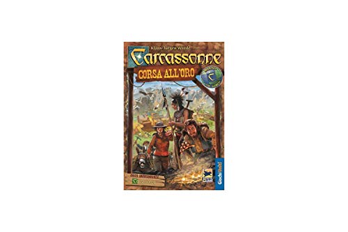 Giochi Uniti Carcassonne, Brettspiel, 2 bis 5 Spieler, Ab 72 Jahren, Klassisch, Mehrfarbig von Giochi Uniti