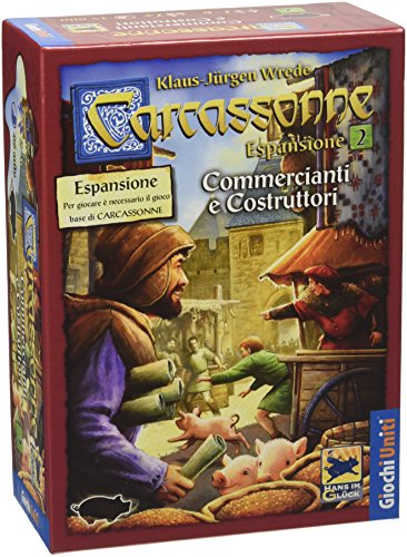 Giochi Uniti, Carcassonne, Spiel Mehrfarbig von Giochi Uniti