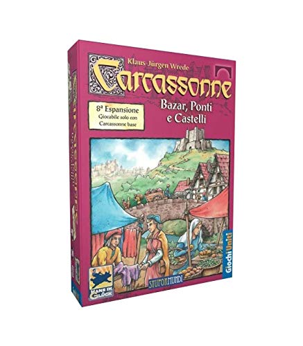 Giochi Uniti, Carcassonne, Spiel Unica Mehrfarbig von Giochi Uniti