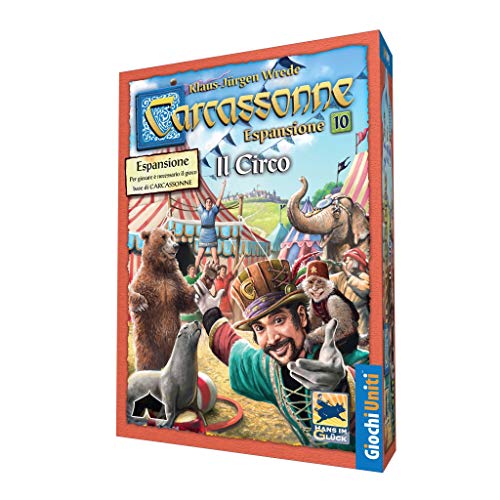 Giochi Uniti Carcassonne Exp 10-Der Zirkus, Farben, GU626 von Giochi Uniti