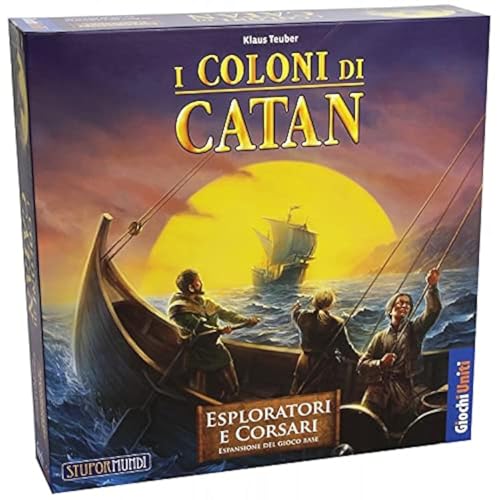 Giochi Uniti - Catan: Exploratoren und Corsari - Italienisch, Mehrfarbig, 4 Spieler, ab 10 Jahren von Giochi Uniti