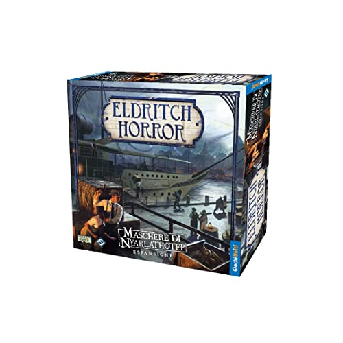 Giochi Uniti - Eldritch Horror: Nyarlathotep-Masken, Erweiterung für Eldritch Horror, 1-8 Spieler, 14+ Jahre, Italienische Ausgabe, GU694 von Giochi Uniti