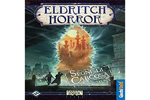 Giochi Uniti - Eldritch Horror: Zeichen von Karcosa, Brettspiel, Erweiterung für Eldritch Horror, italienische Ausgabe, GU652 von Giochi Uniti