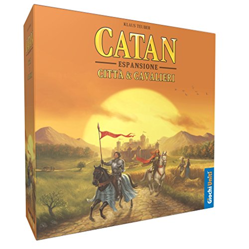 Giochi Uniti - Catan Città e Cavalieri, Erweiterung für Catan, Brettspiel, italienische Ausgabe, GU524 von Giochi Uniti