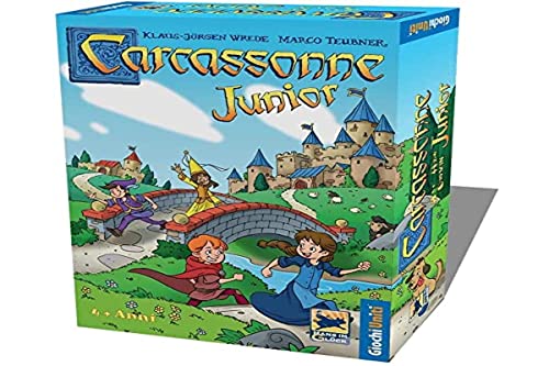 Giochi Uniti GU667 Carcassonne Junior, italienische Ausgabe, Mehrfarbig von Giochi Uniti