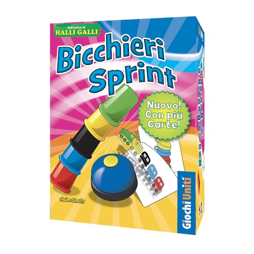Giochi Uniti - Gläser Sprint Zweite Ausgabe, 2-4 Spieler, 6+ Jahre, Brettspiel, italienische Ausgabe, GU797 Giochi Uniti - Gläser Sprint Zweite Ausgabe, 2-4 Spieler, 6+ Jahre, Brettspiel, italienische Ausgabe, GU797 von Giochi Uniti