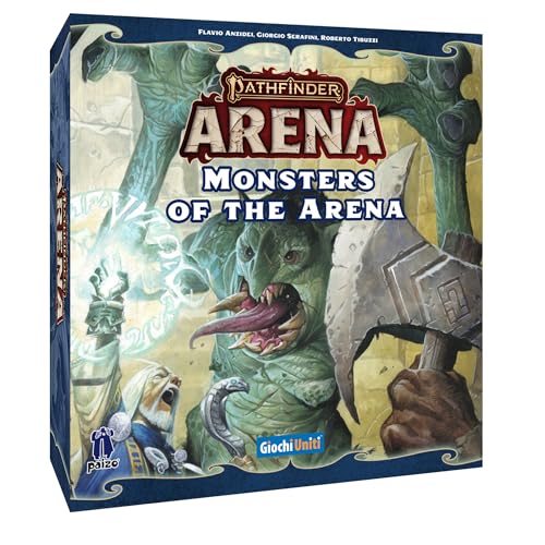 Giochi Uniti - Pathfinder Arena: Monsters of the Arena - Brettspiel, 1-4 Spieler, 12+ Jahre, GU747, italienische Ausgabe von Giochi Uniti