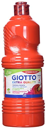 GIOTTO Extra Quality, Malfertige Temperafarbe höchster Qualität, 1000 ml - scharlachrot von Giotto