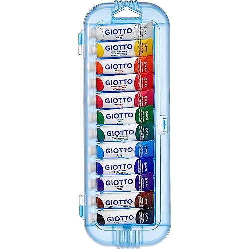 Giotto 49658X Extra Tempera Schlauch, Farben gemischt, 7.5 ml (Paquete de 12) von GIOTTO