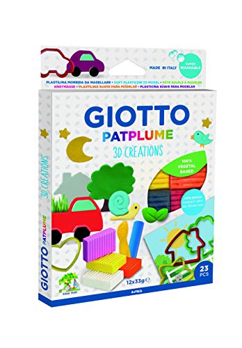 GIOTTO 513700 Patplume Modelliermasse, 12 x 33 g von GIOTTO