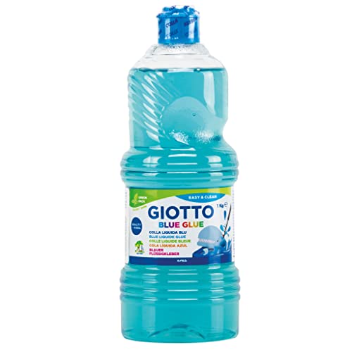 Giotto - Kleberflasche blau 1 kg flüssig Farbe Blau, 1 kg, F546100 von GIOTTO