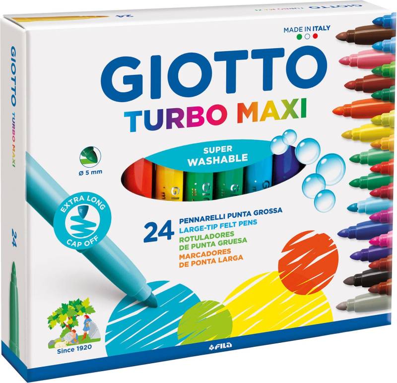 Giotto Turbo Maxi Filzstifte 24er-Pack von Giotto