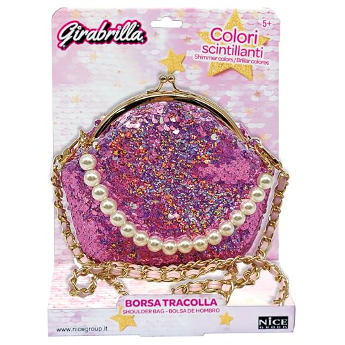 Girabrilla Fashion Bag 1 Handtasche mit Pailletten und Überraschungsgurt von Girabrilla