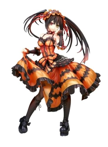 Beautiful Girl Series Date A Live Tokisaki Kurumi 1/8 Actionfigur/ECCHI-Figur Anime-Figur Gemaltes Charaktermodell Spielzeugmodell Erwachsenes Anime-Geschenk Sammlerstück 24 cm/9,4 Zoll von GirlBBJACK