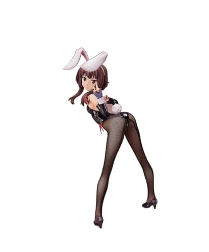 Black Silk Bunny Girl 1/4 - Bunny Ver. Actionfigur/ECCHI-Figur/Anime-Figur/bemaltes Figurenmodell/Spielzeugmodell/PVC/Geschenk for Erwachsene, Sammlerstück, 13 Zoll von GirlBBJACK