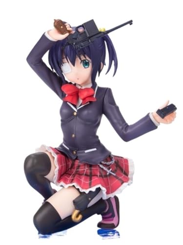 GirlBBJACK 1/8 Takanashi Rikka Actionfigur ECCHI Anime Figur Gemaltes Charaktermodell Spielzeugmodell Anime Sammlerstück 5,9 Zoll von GirlBBJACK