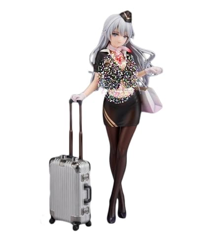 GirlBBJACK Awahara Shiori Stewardess 1/7 Actionfigur ECCHI Figur NSFW Figur Anime Figur/bemaltes Charaktermodell/Spielzeugmodell Anime Sammlerstück 24cm/9.4in von GirlBBJACK