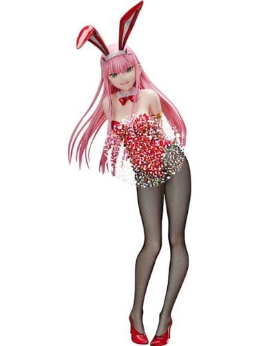 GirlBBJACK Darling in The FRANXX Zero Two Bunny Ver. 1/4 Actionfigur/ECCHI-Figur/Anime-Figur/bemaltes Charaktermodell/Spielzeugmodell/PVC/Anime-Sammlerstück 43 cm/16,9 Zoll von GirlBBJACK