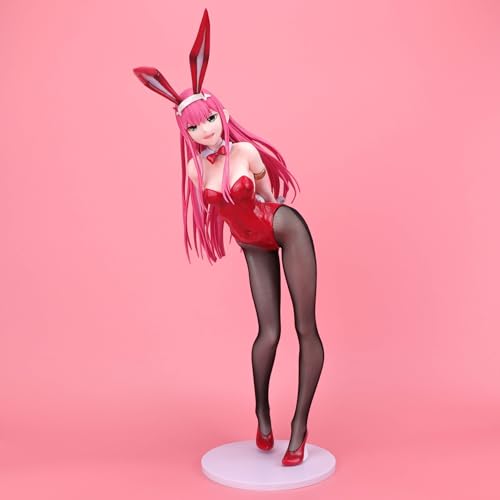 GirlBBJACK Darling in The FRANXX Zero Two Bunny Ver. 1/4 Actionfigur/ECCHI-Figur/Anime-Figur/bemaltes Charaktermodell/Spielzeugmodell/PVC/Anime-Sammlerstück 43 cm/16,9 Zoll von GirlBBJACK