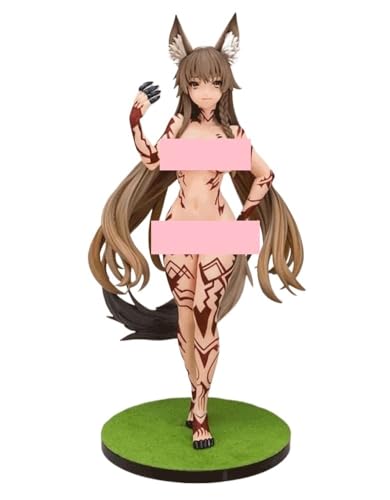 GirlBBJACK Ecchi Figur Kitsunemimi-san 1/5 Temperaturgesteuerte, farbwechselnde, temperaturempfindliche, süße und hübsche Anime-Figur, H32 cm/12,6 Zoll von GirlBBJACK