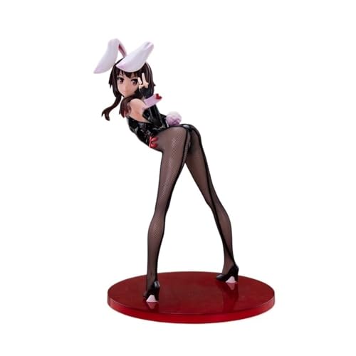 GirlBBJACK Megumin 1/4 - Bunny Ver. Actionfigur/ECCHI-Figur/Animefigur/bemaltes Charaktermodell/Spielzeugmodell/PVC/Anime-Sammlerstück 33 cm von GirlBBJACK