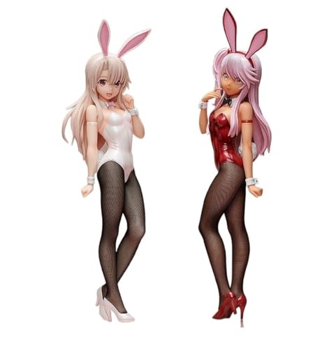 GirlBBJACK Rot-weißes Häschenmädchen 1/4 Actionfigur/ECCHI-Figur/Anime-Figur/bemalte Figur 39 cm Geschenk for Erwachsene Sammlerstück 15,3 Zoll(2pcs) von GirlBBJACK