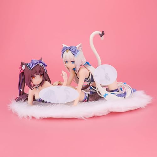 GirlBBJACK Vanilla & Chocola Actionfigur/ECCHI-Figur/Anime-Figur/bemaltes Charaktermodell/Spielzeugmodell/PVC/Anime-Sammlerstück(2pcs) von GirlBBJACK