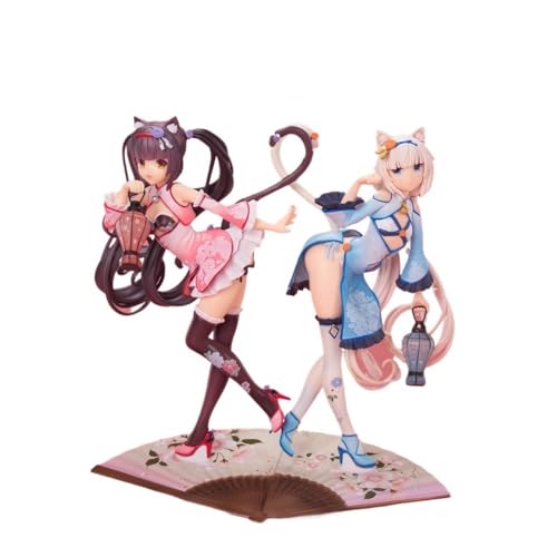 GirlBBJACK Vannilla&Chocoola Chinesisches Kleid STD Ver. 1/6 Actionfigur/ECCHI-Figur/Animefigur/bemaltes Charaktermodell/Spielzeugmodell/PVC/Anime-Sammlerstück 24 cm(2pcs) von GirlBBJACK