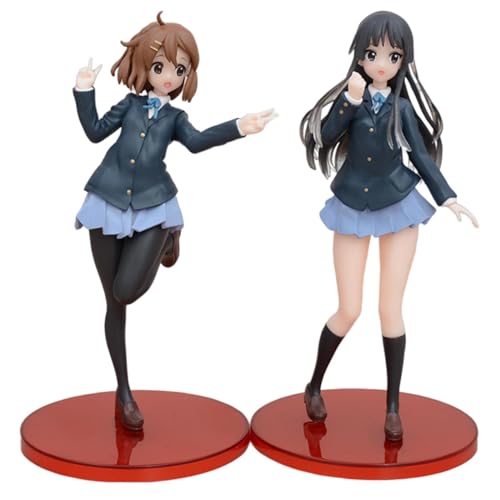 GirlBBJACK Yui Hirasawa&Mio Akiyama Actionfigur/ECCHI-Figur/Anime-Figur/bemaltes Charaktermodell/Spielzeugmodell/PVC/Anime-Sammlerstück 20 cm/7,87 Zoll(2pcs) von GirlBBJACK