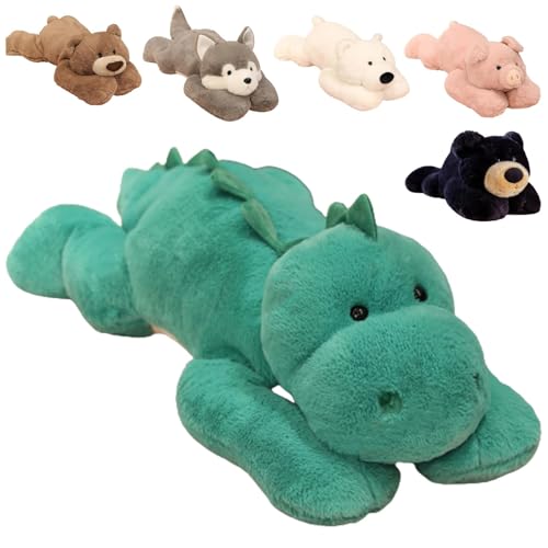 Weighted Anxiety Stuffed Animal, Weighted Dinosaur Plush Throw Pillowd, Super Soft Anxiety Dinosaur Stuffed Animals Plush, Weighted Plushie Stufed Animal Toy Gift for Boys Girls von Girlove