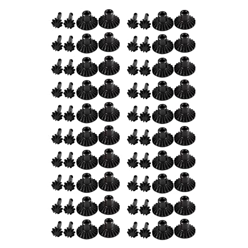 Gisoanudt 80X Metall Teil Upgrade Metall Vorder- und Achse Zahnwelle Antrieb Zahnrad Satz für B1 B14 B16 B24 C14 von Gisoanudt