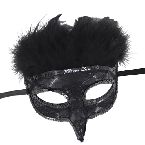 Gissroys Erwachsene Maskerade Maske Mit Gefiederten Venezianern Mardi Gras Für Halloween Cosplay Prom Weihnachtskostüm Venezianer Party Gissroys Erwachsene Maskerade Maske Mit Gefiederten Venezianern Mardi Gras Für Halloween Cosplay Prom Weihnachtskostüm Venezianer Party von Gissroys