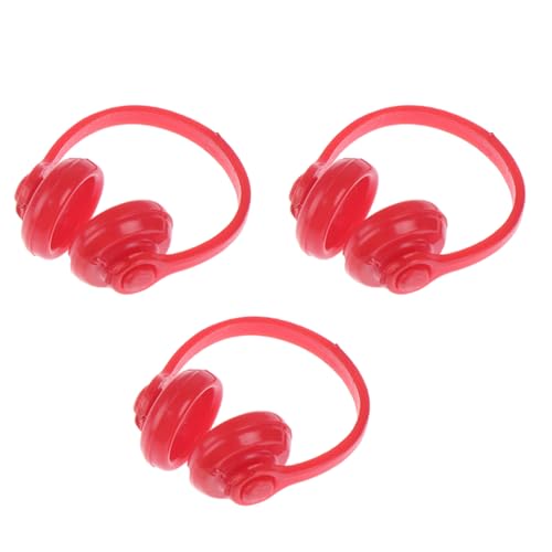 Gissroys Schwarz Rote Weiße Puppenhäuser Kopfhörer Für Miniaturszenen Headset Plastikdesign Dollhouses Accessoires Gissroys Schwarz Rote Weiße Puppenhäuser Kopfhörer Für Miniaturszenen Headset Plastikdesign Dollhouses Accessoires von Gissroys