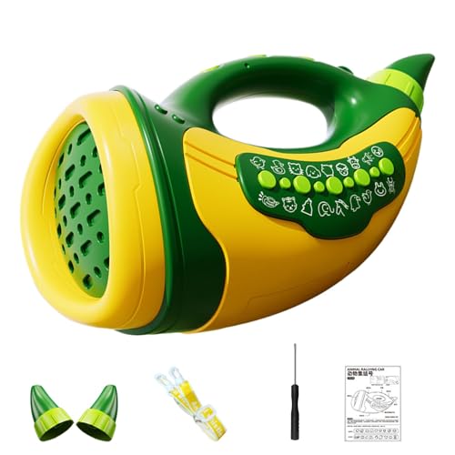 21x8x9.5cm Educational Animal Sounds Toy, Kids Interactive Toy Horn, Animal Trumpet Toy, Early Learning Sound Toy, Animal Noise Maker, Children’s Horn Toy, Learning Toys for Kids von Gitekain