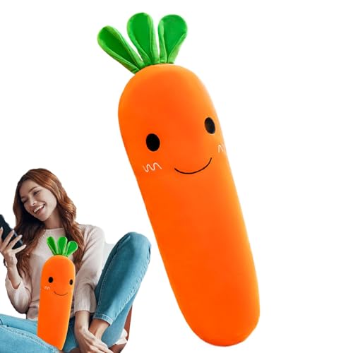 Carrot Hugging Pillow, Soft Plush Carrot Pillow, Stuffed Carrot Toy, Cute Carrot Pillow Doll, Children’s Sleeping Pillow, Decorative Carrot Plush, Carrot Shaped Pillow, Bedroom Carrot Pillow von Gitekain