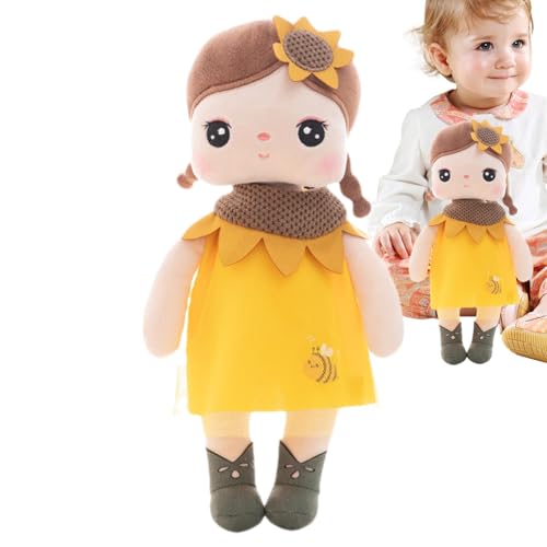 Cartoon Plush Toy, Stuffed Animal Plushies, Collectible Fairy Figurine, Small Plush Dolls, Cute Plush Figure, Huggable Cartoon Plush for Girls, Violet/Rose/Sunflower/, 33x17x8 cm von Gitekain