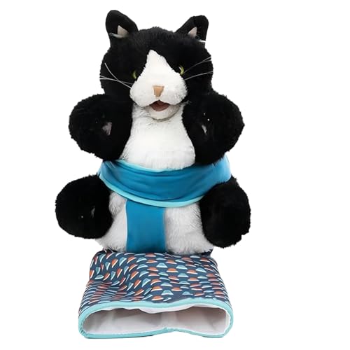 Cat Puppet Wrestler, Plush Kitten Hand Puppet with Sturdy Padding, Interactive Cat Toy, Animal Wrestling Glove, Soft & Safe Play Toys for Kids and Pets von Gitekain