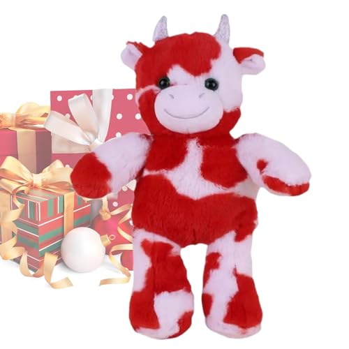 Cute Stuffed Figure Toys, Cow Plush Pillow, Soft Cow Stuffed Animal, Plush Cow Figure Toy, Adorable Plush Gift, Cozy Plush Pillow Toy, Cow Shape Plush Gift, Plush Toy for Kids von Gitekain