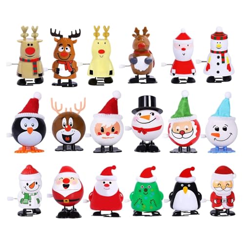 Gitekain Holiday Wind Up Toys, Christmas Wind Up Toys, Wind-Up Favors, Clockwork Toys for Kids, Goody Bag Fillers, Interactive Christmas Toys,Fun Holiday Toys, Christmas Toys for Families von Gitekain