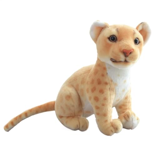 Snow Leopard Plush Animals, Leopard Plush Toys, Cute, Soft Doll, Cheetah for Boys and Girls, Home Decoration Adorable Look Premium Fabric Perfect Present, 23cm 9.06 Inches von Gitekain