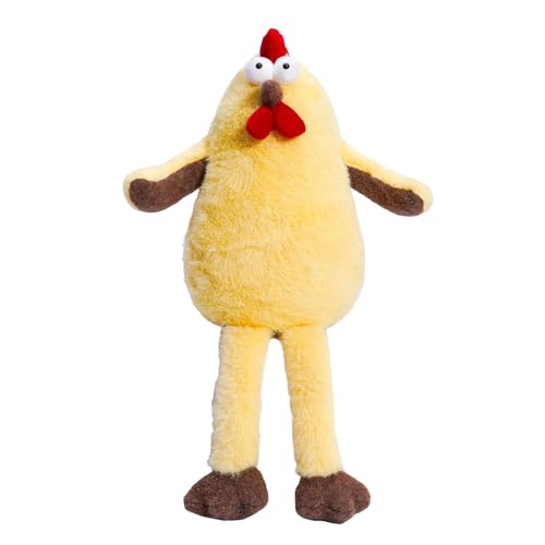 Soft Plush Animal, Long-Legged Chicken Plush, Stuffed Animal Plush Toy, Cute Plush Doll Chicken, Kids Plush Toy Chicken, Cozy Plush Stuffed Toy, Animal Plush Home Decor, Plush Doll for Gifting von Gitekain