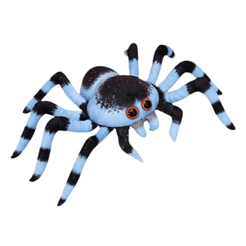 Spider Plush, Simulated Spider Stuffed Doll, Furry Spider Prank Toy, 11-Inch Spider Plush, Spider Stuffed Animal, Playtime Spider Toy, Prank Spider Plush, Plush Spider for Parties, Spider Plush Doll von Gitekain