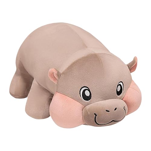 Stuffed Hippo, Soft Animal Pillow, Hippo Stuffed Animals, Plush Hippo Toy, Cute Huggers Pillow, Sleeping Pillow Toy, Plushie Hippo Toy, Soft Hippo Pillow, Kids Plush Hippo, Hippo Plush Toy for Kids von Gitekain