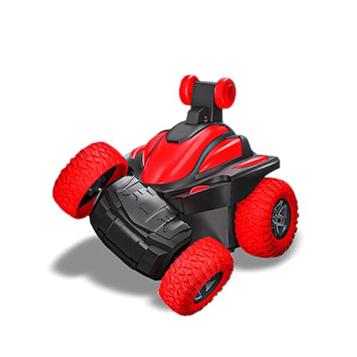 Stunt Car Toy, Drift Car Toy, Resistant High Speed Remote Controlled Bouncy Lightweight Rubber Silicone, Remote Control Car, for Kid 4.8 x 4.33 x 4.21 inches Red, Green von Gitekain