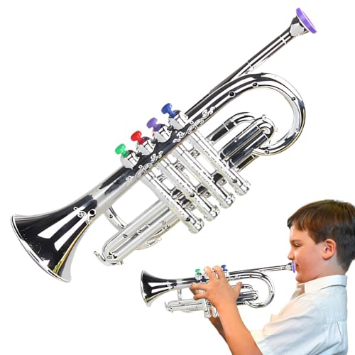 Toy Trumpet, Instruments Kids Toy Trumpet, Musical Horn for Kids, Parent-Child Music Instruments, Teaching Aids for , Boys Girls Musical Toy, Toddler Trumpet Toy, Educational Music Toys von Gitekain