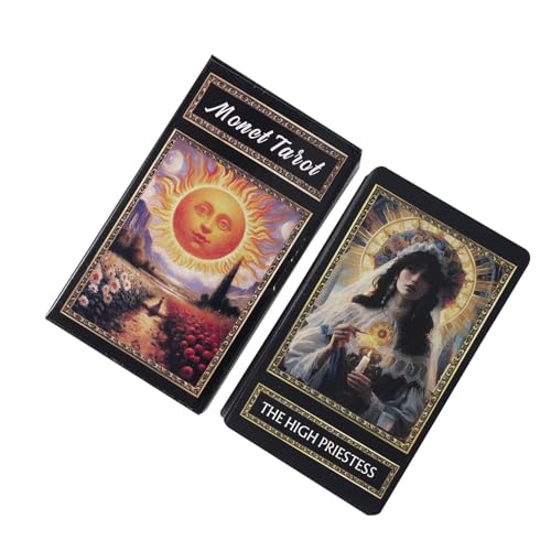 Unique Tarot Deck, English Oracle Cards Board Game, Fortune Telling, Fate Divination Set, Family-Friendly Tarot Card Game for Beginners & Experts,4.06x2.36 Inches von Gitekain