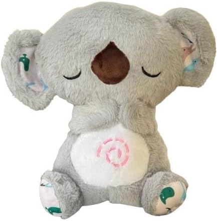 Baby Sound Machine Soothe Snuggle Otter,The Relief Koala Breathing, Anxiety Relief Koala Breathing,Portable Plush Baby Toy with Sensory Details Music Lights & Rhythmic Breathing Motion (1 Pcs) von Giurui