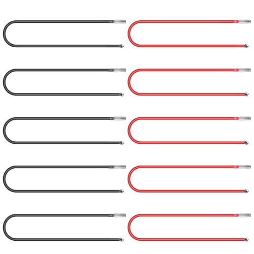 Giwnhvx 10 Stück 4,0 mm Bananenstecker auf Krokodilklemme Testleitung Netzteil Testleitung für RC Car von Giwnhvx